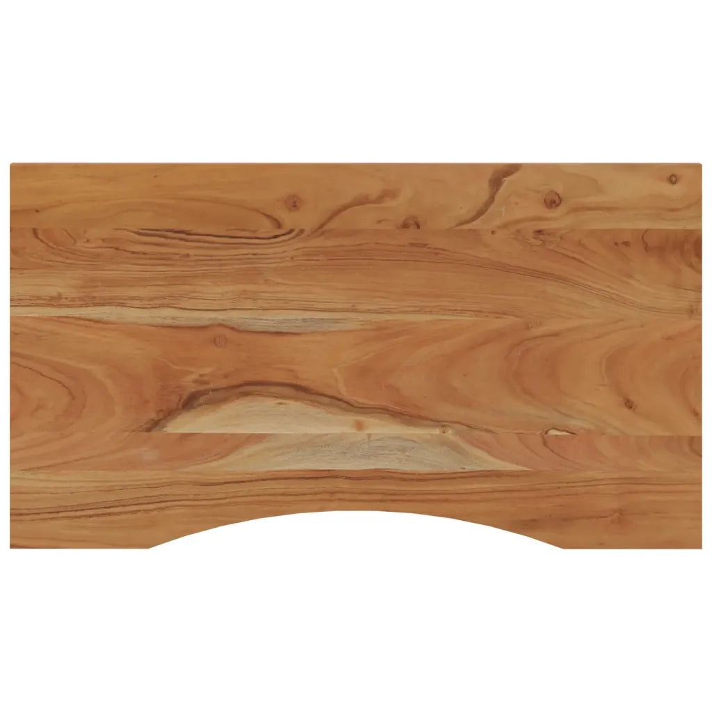 Piano Tavolo | Superficie Tavolo | Piano Scrivania 90x50x2,5 cm Rettangolare Legno Massello Acacia