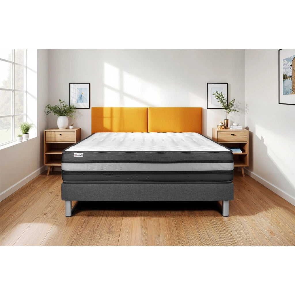 Set materasso e base 200x200 cm - Vital Power Zen