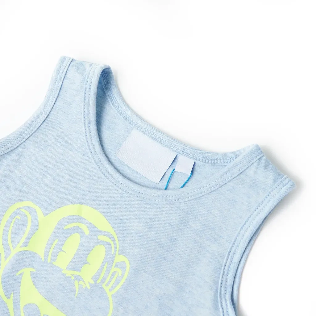 Canotta da Bambino Blu Tenue M¨¦lange 128