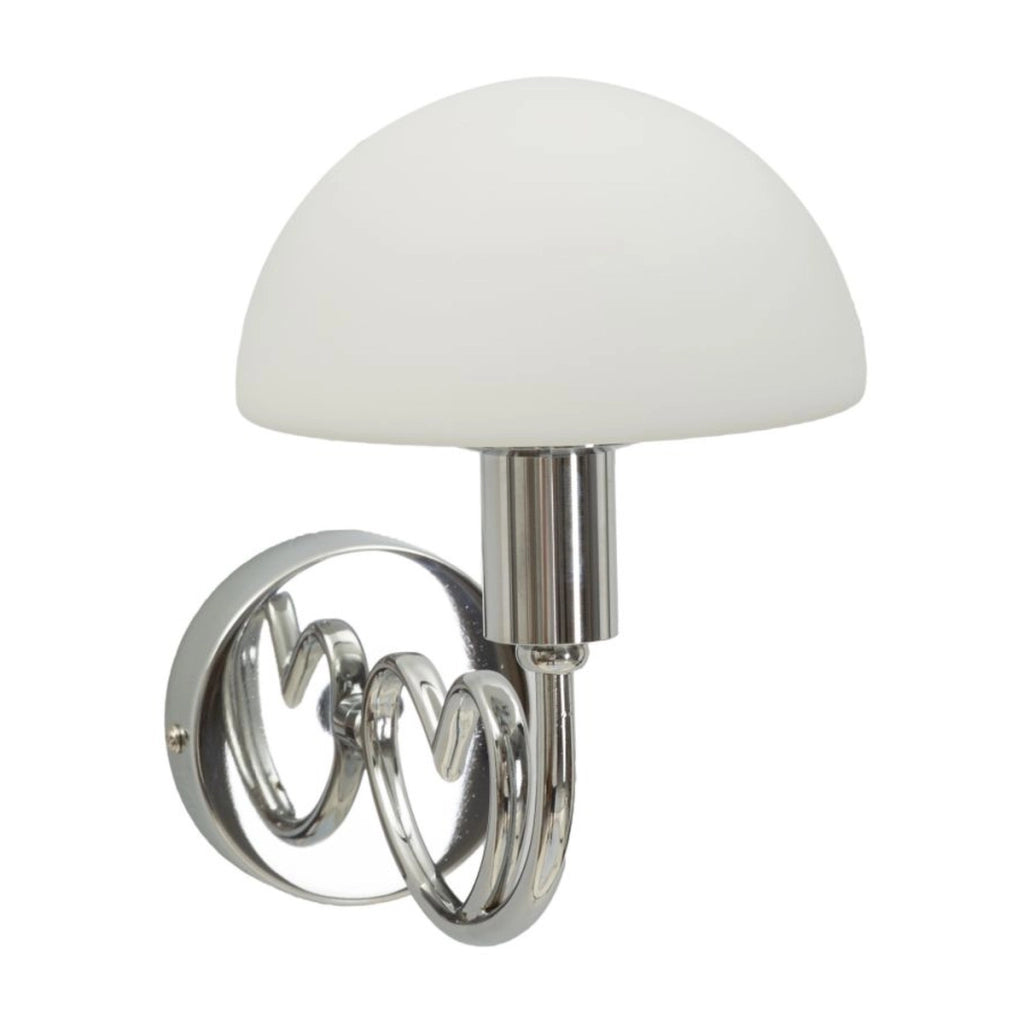Lampada a Parete VKH70, Argento, Metallo, 23x15x22 cm