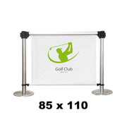 Kit Banner Colonnine Segnapercorso Tendinastro - Monofacciale