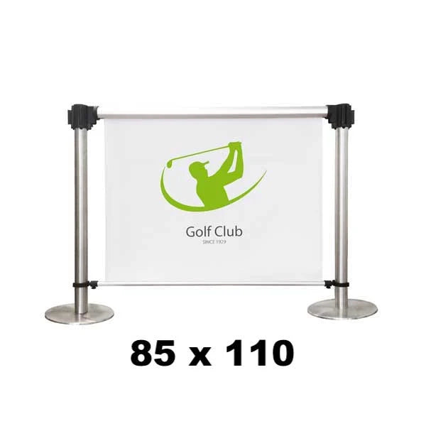 Kit Banner Colonnine Segnapercorso Tendinastro - Monofacciale