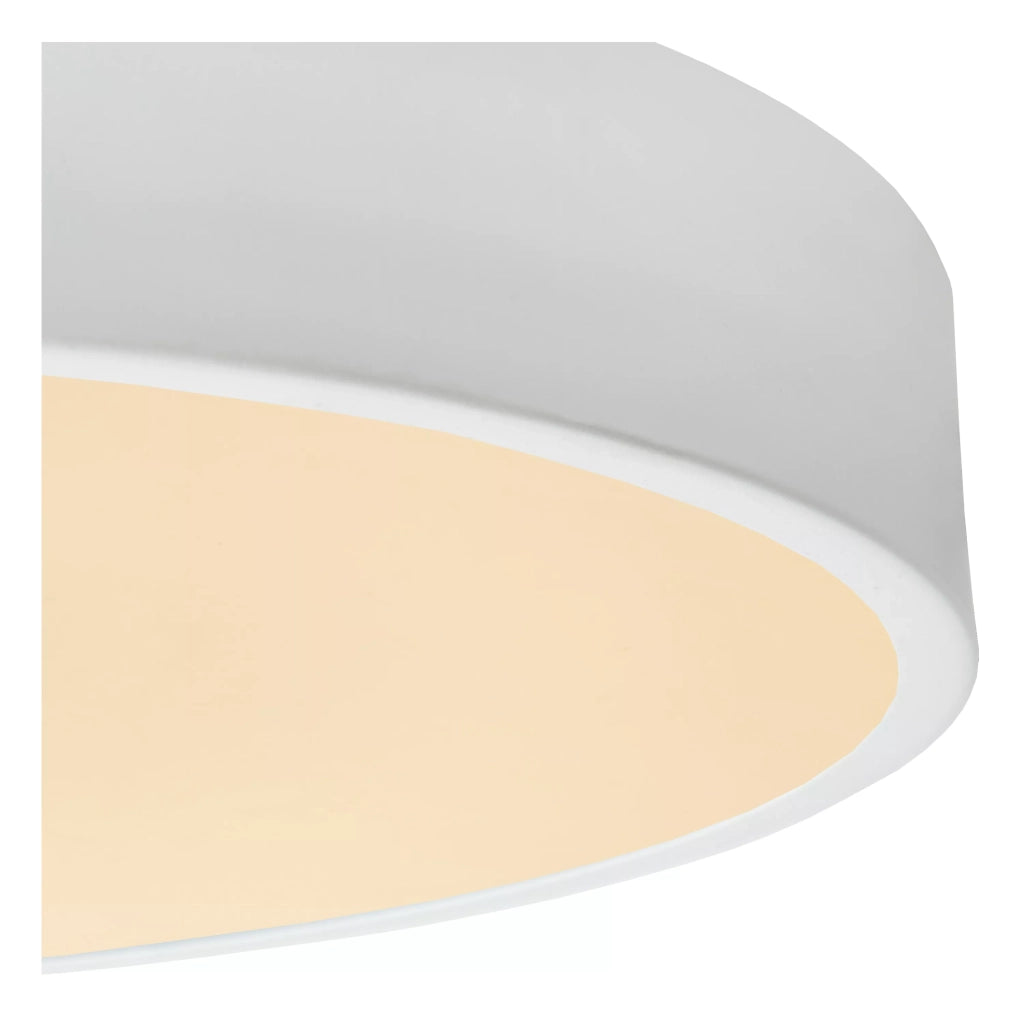 Plafoniera LED rotonda 30cm 18W bianca Lucide UNAR