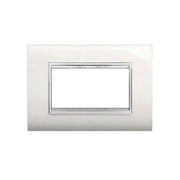 Placca NewPrestige 4P bianca