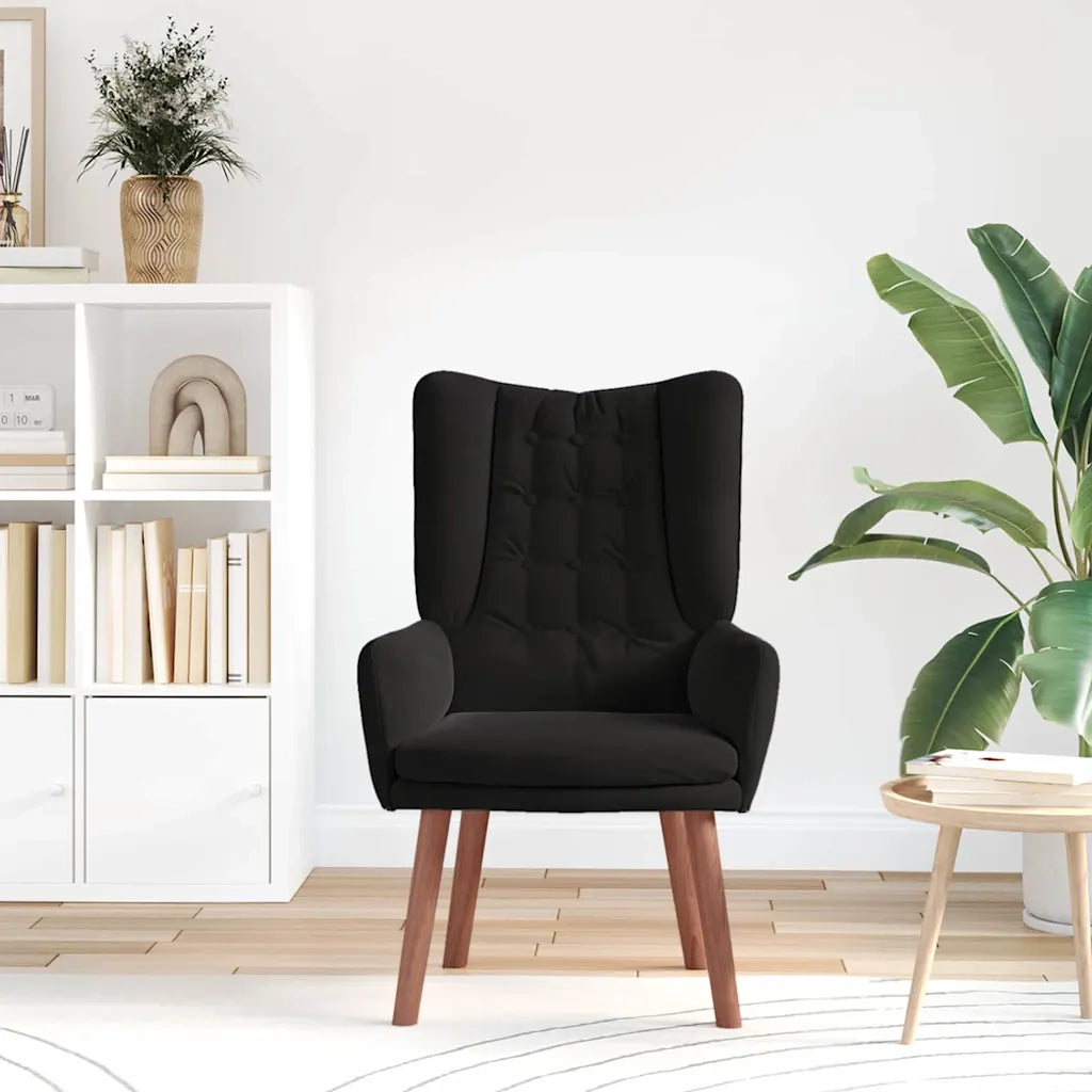 poltrona Nero 63 x 67 x 94 cm Velluto 42001820