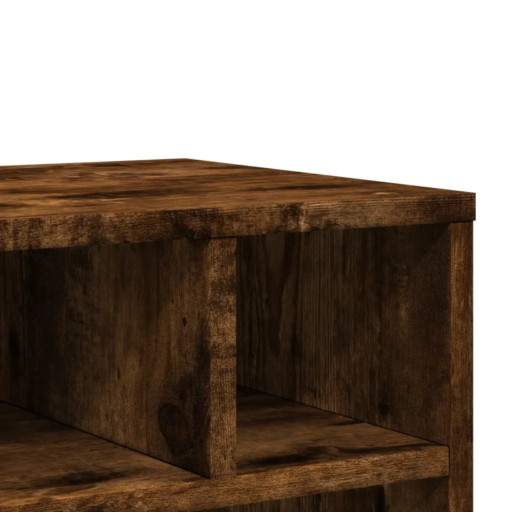 Supporto per Stampante con Ruote Rovere Fumo 41x32x48 cm CFW4095276