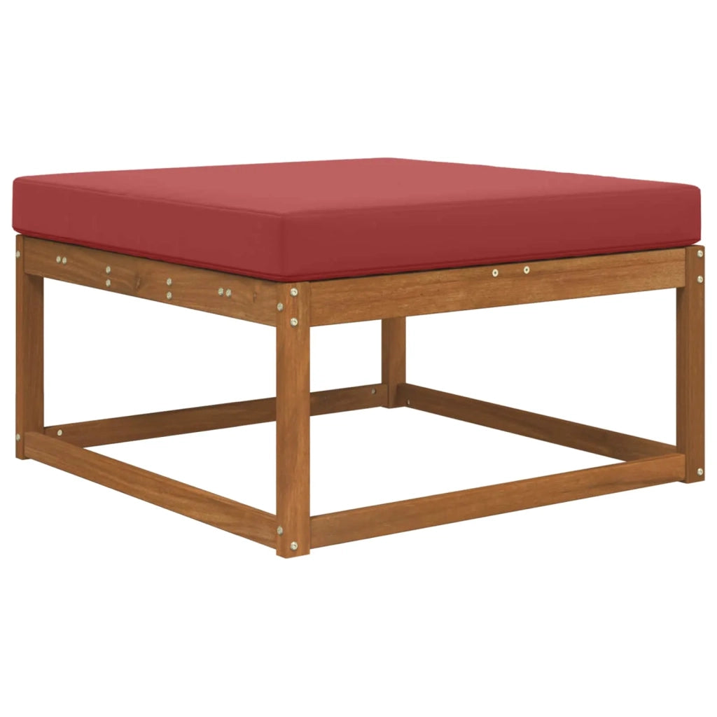 Cuscino per divano da esterno Rosso vino 80 x 80 x 8 cm 900821