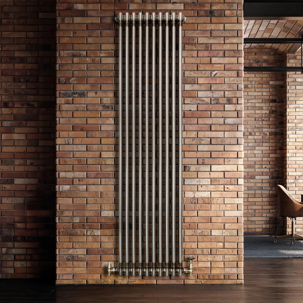 Radiatore 2 Colonne Verticale Metallo Grezzo 1800x470 mm