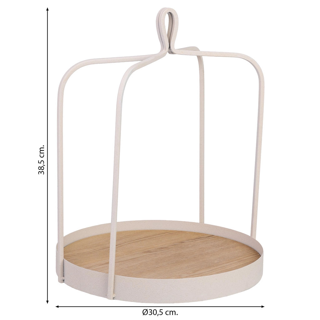Centrotavola 30.5x30.5x38.5h cm