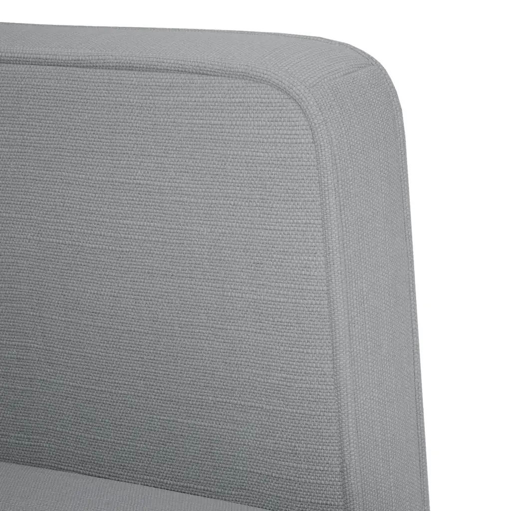 Divano Divanetto Grigio Chiaro 111 cm in Tessuto 4100560