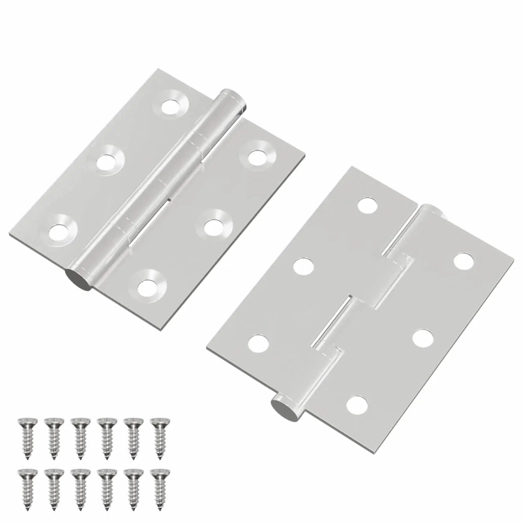 Cerniera 2 pz Argento 50 x 38 x 1,3 mm Acciaio CFW1637010