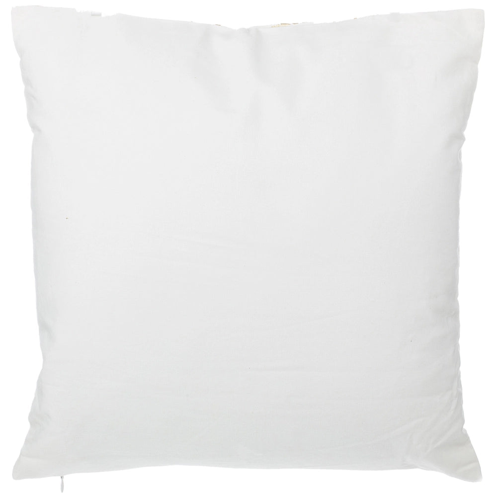 Set di 2 cuscini decorativi effetto craquelé dorato 45 x 45 cm con motivo stampato in lamina