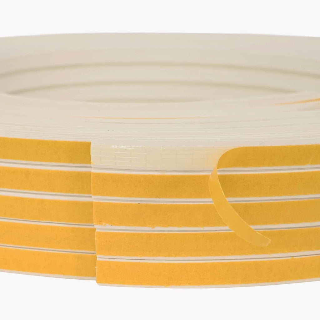 Nastro adesivo per finestre Bianco 9 x 3 mm 100 m Schiuma EPDM 42038073