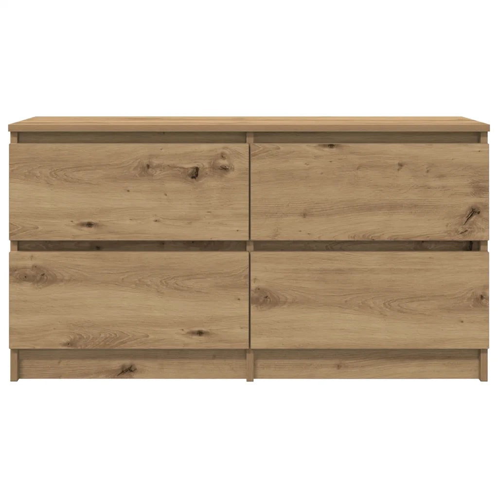 Mobile TV Rovere Artigianale 100x35x54 cm in Legno Multistrato 861804