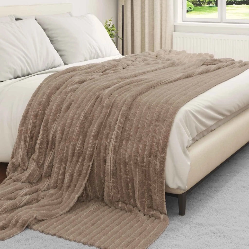 Coperta Cammello 270 x 240 cm Panno 42016828