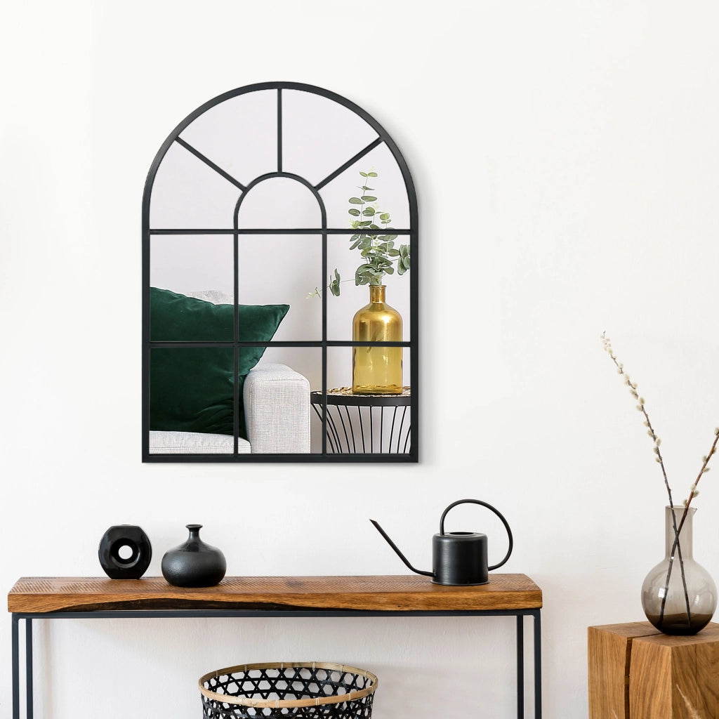 Specchio da Parete 50x70cm ¨C Zephmum ¨C Nero Moderno