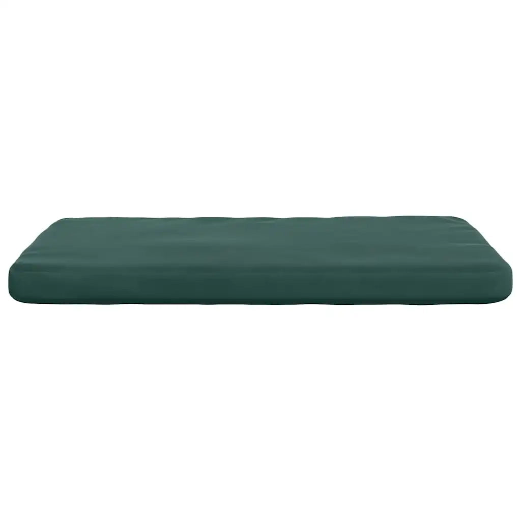 Cuscini per Seduta 4 pz | Cuscini per sedie Verde Scuro 40 x 40 x 3 cm Velluto