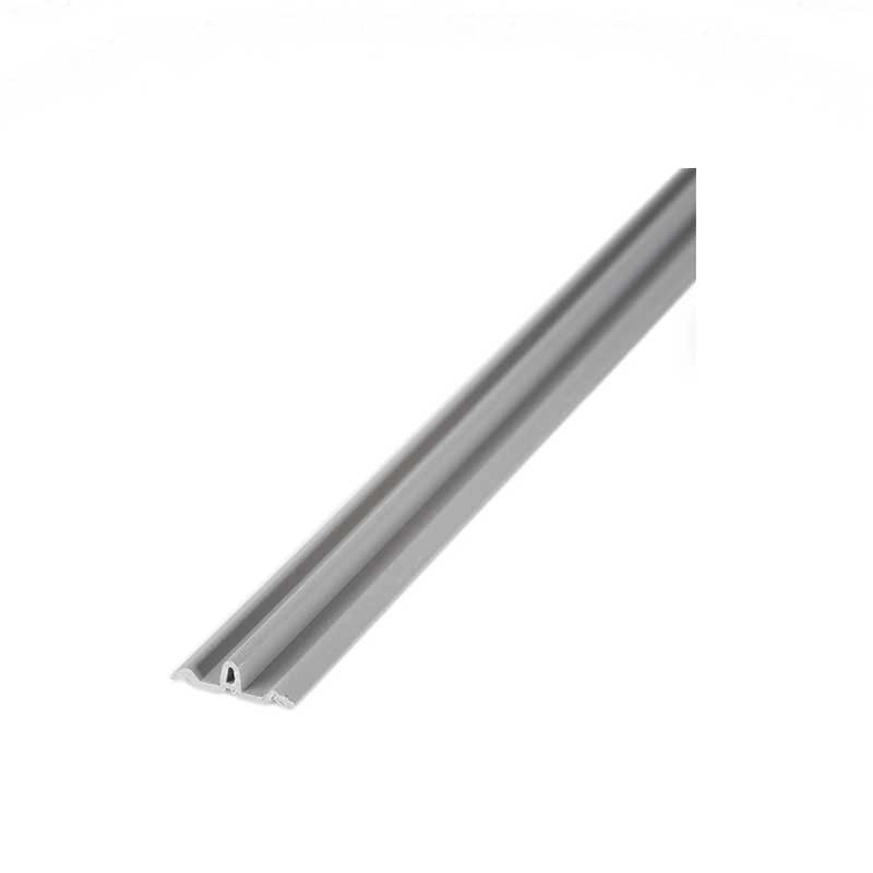 Guida a "T" in pvc  grigio per intonaco 2,8 metri