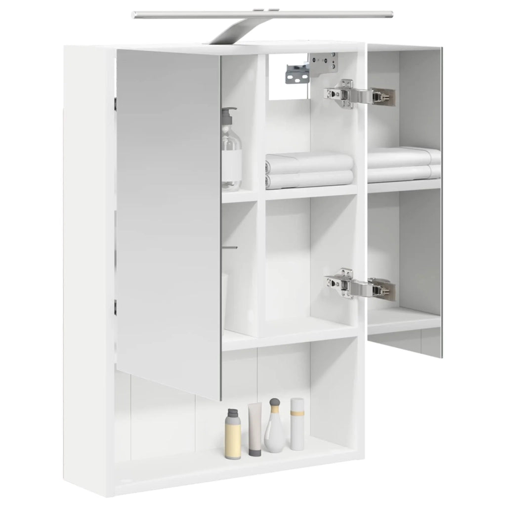 Mobiletto per specchio da bagno Bianco 50 x 14,5 x 70 cm 889207