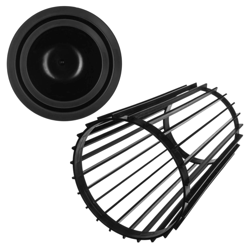 Supporto per fiori bifacciale KADAX Loft, nero, 53,5 cm + 2 inserti