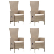 Set Mobili da Pranzo per Giardino 5 pz Beige 3068759