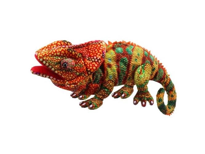 Puppet Company - Large Creatures - Chameleon (Orange)
