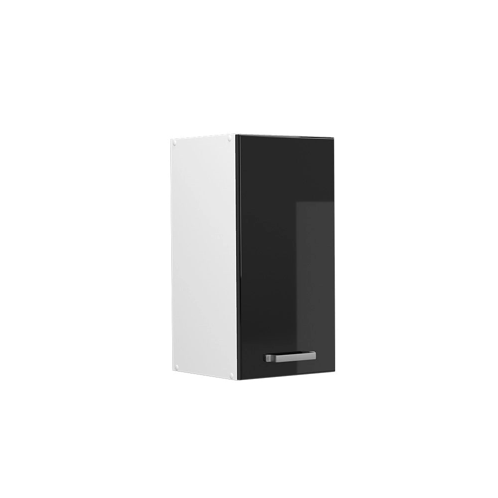 Vicco Pensile universale Nero lucido 30 cm con anta