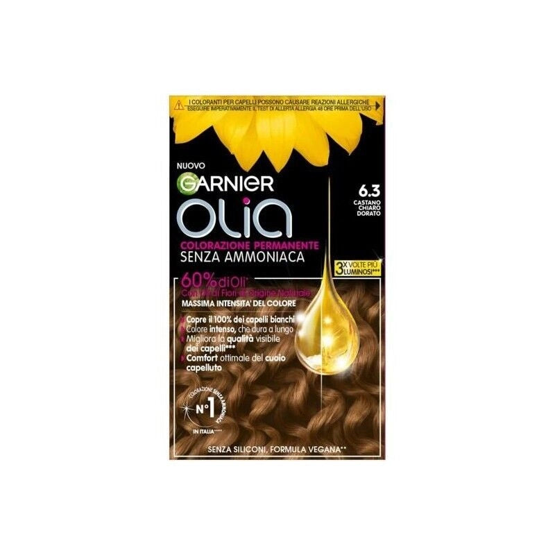 GARNIER OLIA TINTA CAPELLI 6.3 CASTANO CHIARO DORATO