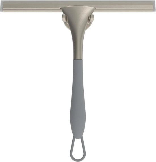 Douchewisser in gomma, 25 cm, grigio/nichel