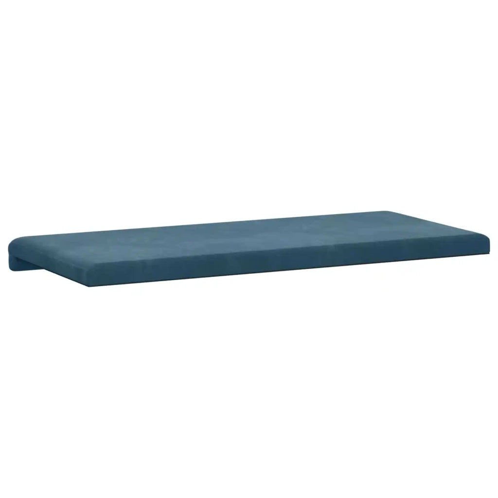 Cuscino per panchina Velluto (V) Blu Profondità 35 cm 42043261