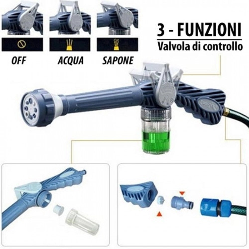 Trade Shop - Idropulitrice Ez Jet Water Cannon Con 3 Modalita' Di Controllo -
