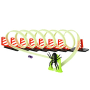 Pista Macchinine con Luci LED ¨C Xylo ¨C Verde e Rosso, con Auto Inclusa