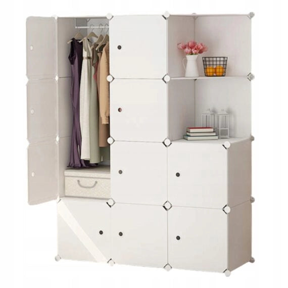 Armadio, bianco 111x47x147 cm