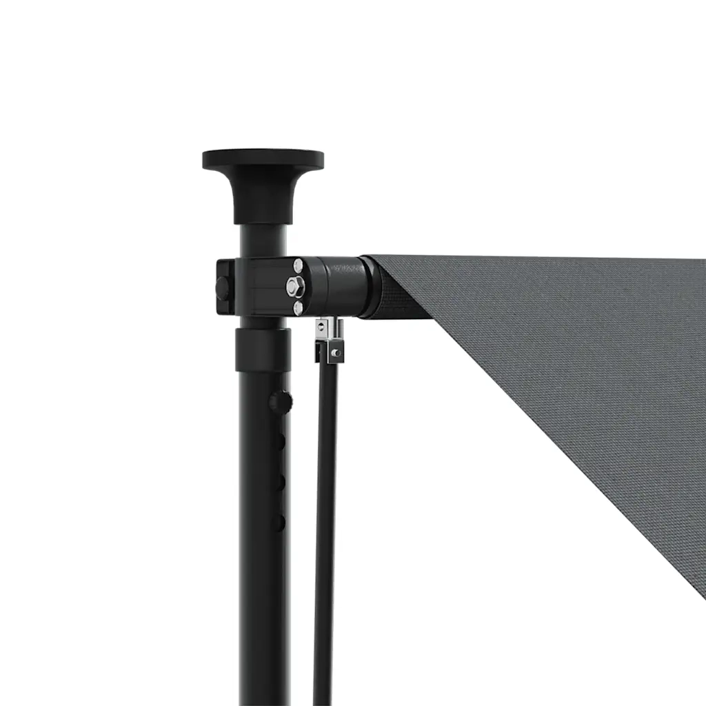 Tenda da Sole | Tenda parasole Retrattile Antracite 100x150 cm Tessuto e Acciaio