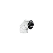 Gomito curva acciaio inox 300mm 5 decimi aisi 304, scegli se  90 gradi