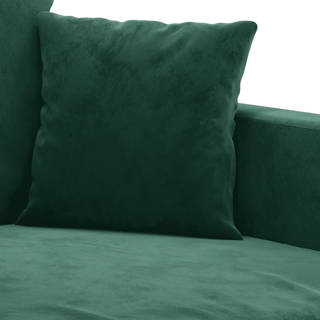 Poltrona Verde Scuro 60 cm Velluto 359285