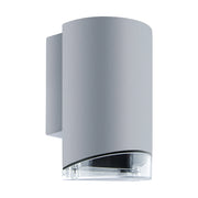 Applique esterna grigia tubolare GU10 IP54 Struhm Kasjan