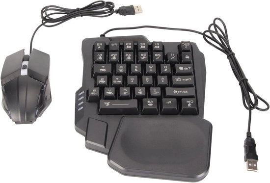 Set di Tastiera e Mouse Gaming RGB per Smartphone - Convertitore di Gioco con Interfaccia Standard .