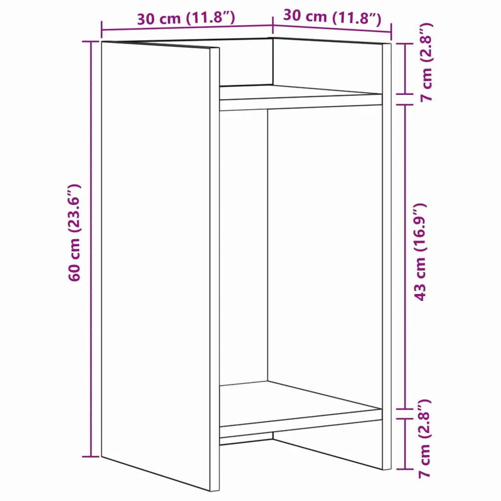 Supporto per piante | Sostegno per piante Legno vecchio 30 x 30 x 60 cm