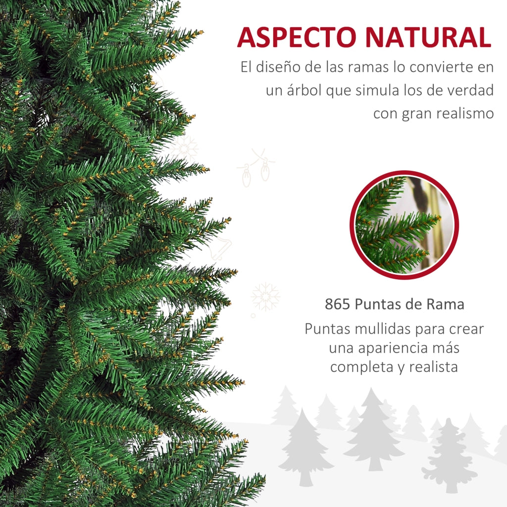 Albero di Natale Artificiale 210cm ¨C Minimal ¨C Verde