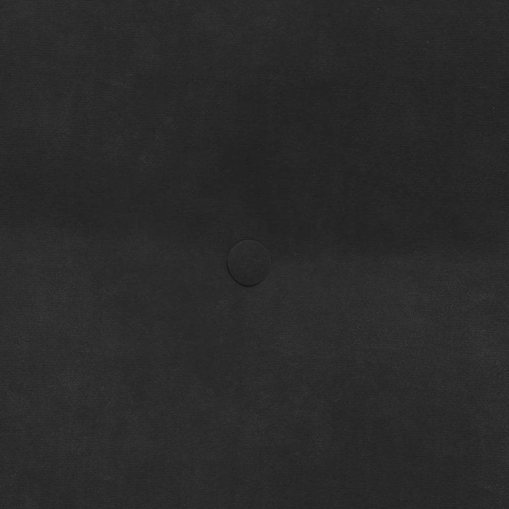 Cuscino per Schiena Nero 60 x 24 x 50 cm Velluto 42014406