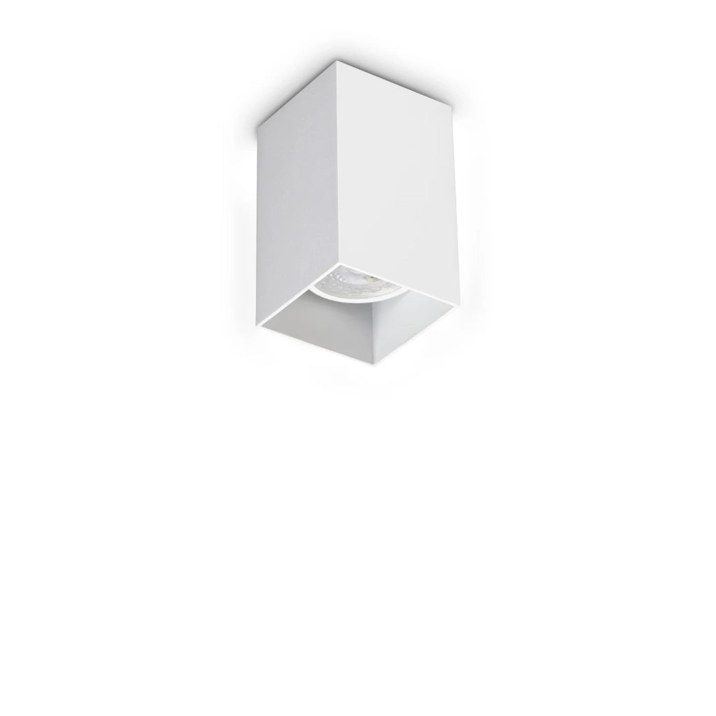 Lampada Da Soffitto Look 1 Luce Gu10 Bianca