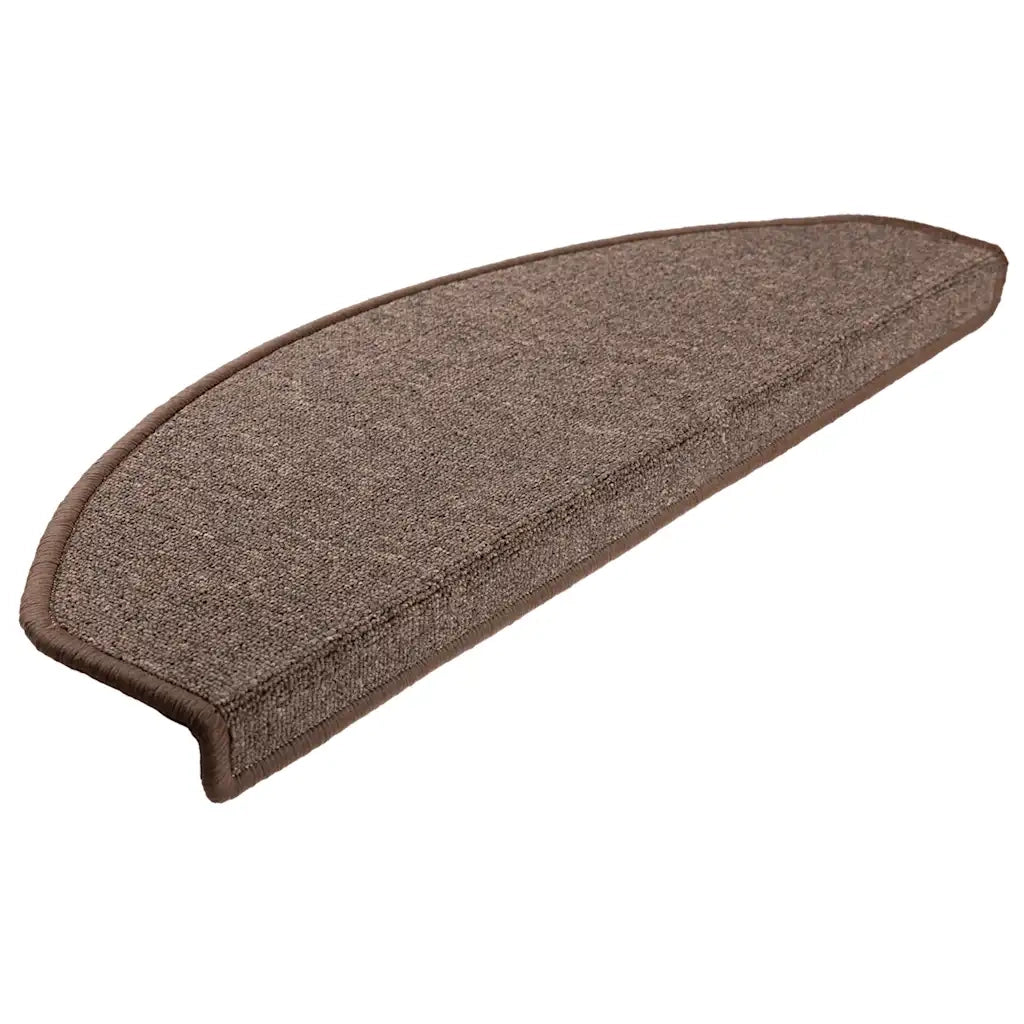 Tappetini per scale 30 pz 65x24x4 cm Marrone caffè Semicircolari Grandi 3365753
