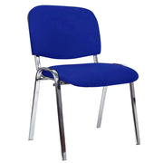 Sedia per visitatori ISO cromata (blu)