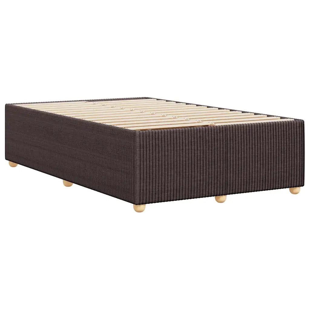 Giroletto senza Materasso Marrone Scuro 120x200 cm Tessuto 3284931