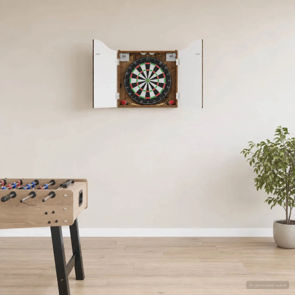 Armadio per Dartboard Legno antico 56 x 12 x 63 cm 8006658