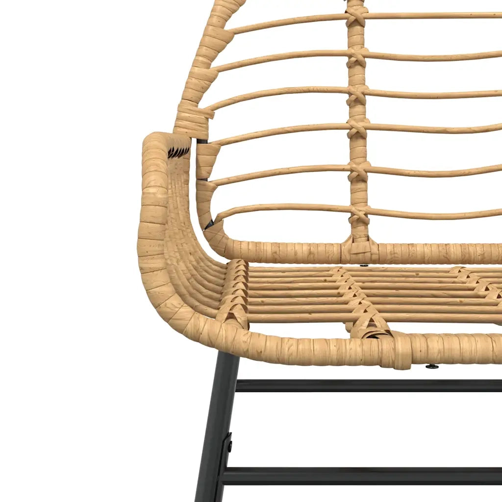 Set da Pranzo da Giardino 5pz Polyrattan Vetro 3334542