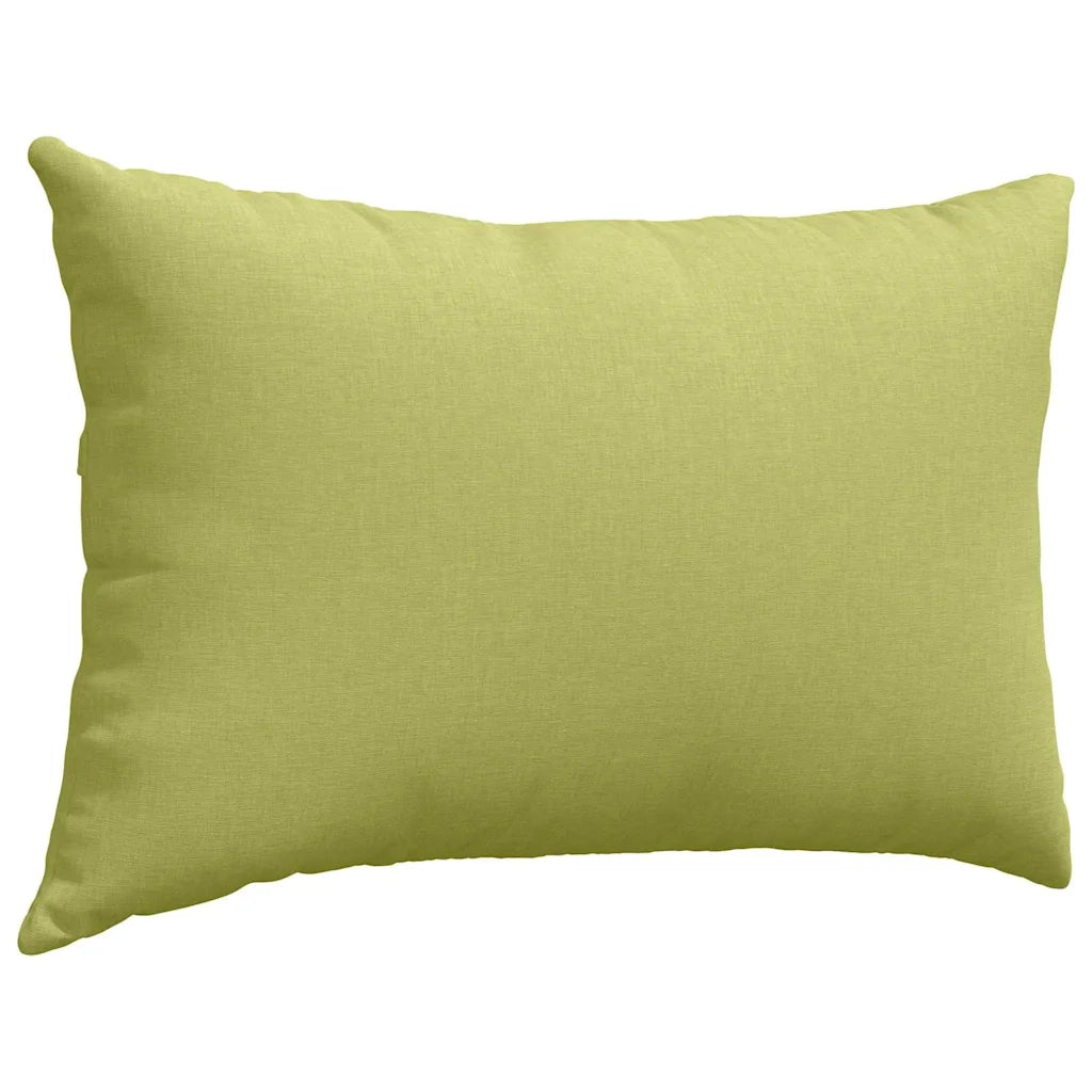 Cuscini da Divano 2 pz | Cuscini per sedie Verde chiaro 60 x 40 cm Tessuto