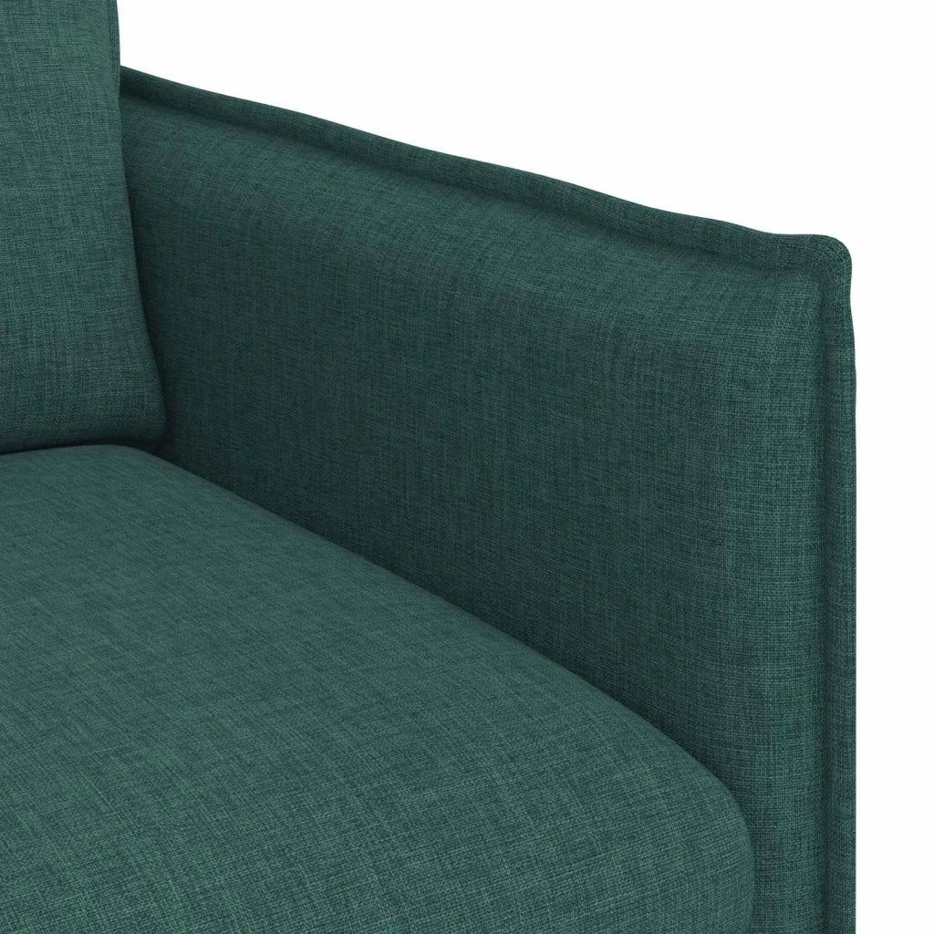 Set di divani 2 pcs Verde Scuro 196 x 82 x 85 cm Tessuto 3407614