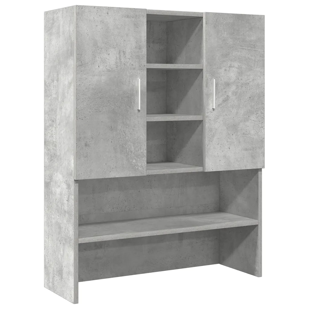 Mobile per Lavatrice Grigio Cemento 70,5x25,5x90 cm 856636